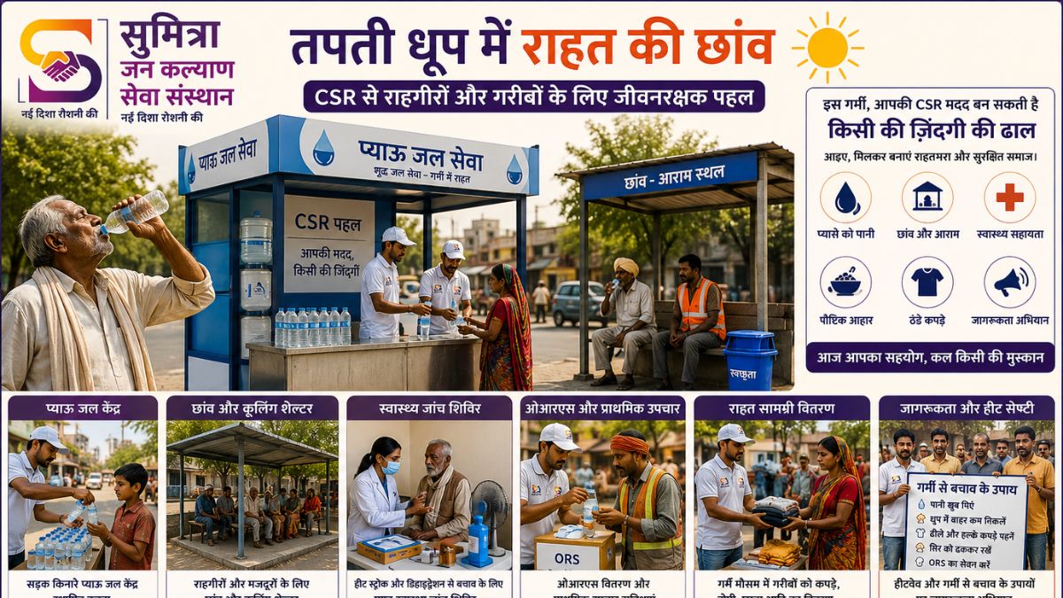 गर्मी का कहर, CSR का सहारा: कंपनियों को सड़क पर जूझते राहगीरों और गरीबों के लिए 5 प्रोजेक्ट सुझाव